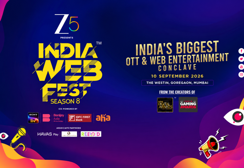 India Web Fest 2026: Where India’s OTT, Digital Entertainment & Storytelling Leaders Come Together